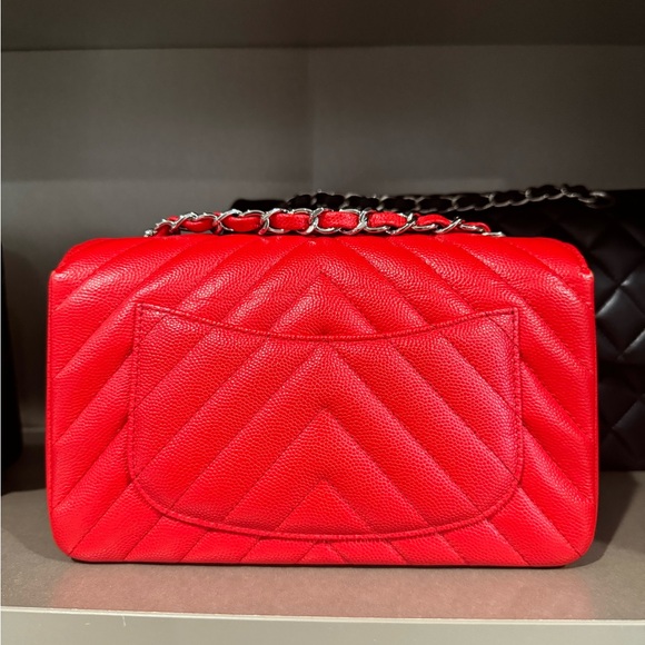 ❌SOLD❌CHANEL 17S Mini Rectangular Caviar Flap Bag - Picture 6 of 12